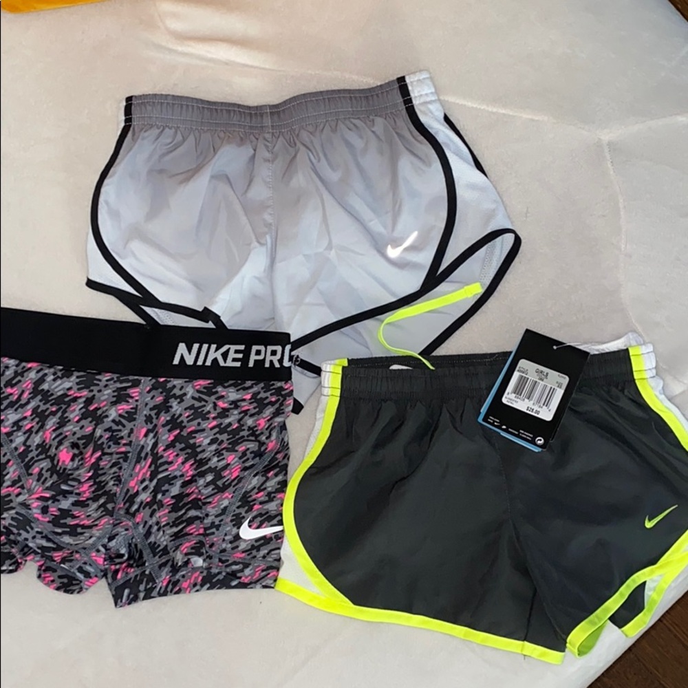Nike Dry Fit Girls track shorts bundle